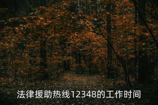奉賢法律援助中心工作時(shí)間，法律援助熱線12348的工作時(shí)間