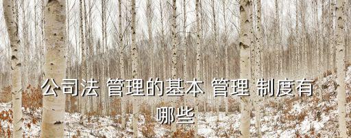 公司制度管理規定