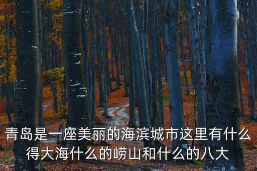 青島是一座美麗的海濱城市這里有什么得大海什么的嶗山和什么的八大