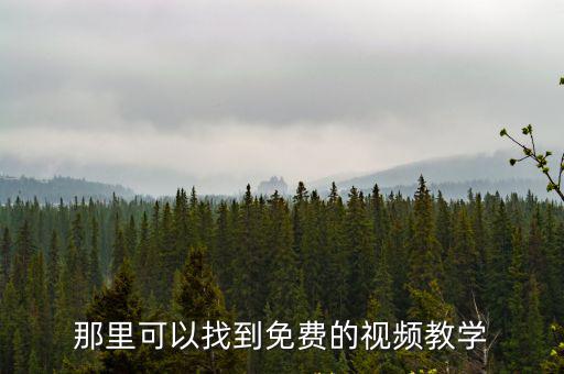 那里可以找到免費的視頻教學