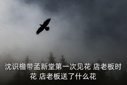 沈識檐帶孟新堂第一次見花 店老板時花 店老板送了什么花