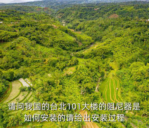 請問我國的臺北101大樓的阻尼器是如何安裝的請給出安裝過程