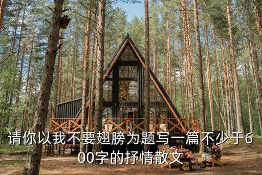 請你以我不要翅膀為題寫一篇不少于600字的抒情散文