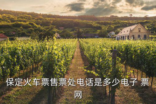 保定高鐵24小時人工客服電話，保定火車票售票處電話是多少電子 票網(wǎng)
