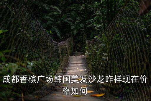 成都香檳廣場韓國美發沙龍咋樣現在價格如何
