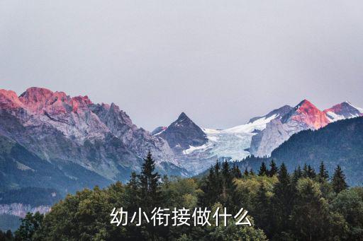 幼兒園幼小銜接，幼小銜接做什么