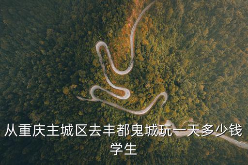 從重慶主城區去豐都鬼城玩一天多少錢學生