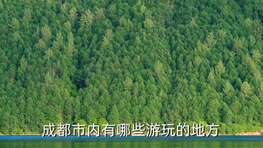 成都市內有哪些游玩的地方