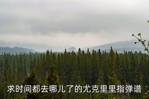 求時間都去哪兒了的尤克里里指彈譜