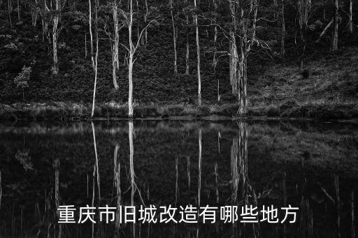 重慶市舊城改造有哪些地方