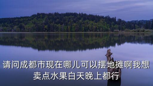 請問成都市現在哪兒可以擺地攤啊我想賣點水果白天晚上都行