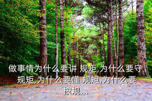 守規矩,no規矩，no方圓出自宋珠熙詩:遵守規矩不敢違背