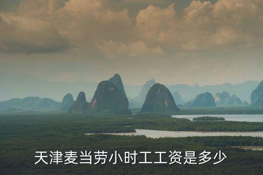 天津麥當勞小時工工資是多少