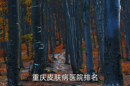 重慶皮膚病醫院排名