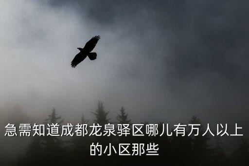 成都市龍泉驛區(qū)有哪些大型小區(qū)，成都龍泉驛西河區(qū)最近有什么好一點(diǎn)的樓盤(pán)啊