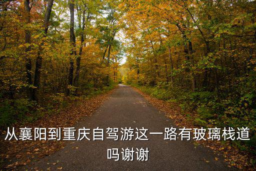 從襄陽到重慶自駕游這一路有玻璃棧道嗎謝謝
