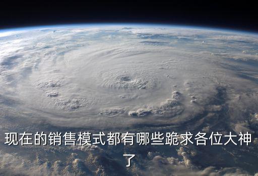 現(xiàn)在的銷(xiāo)售模式都有哪些跪求各位大神了