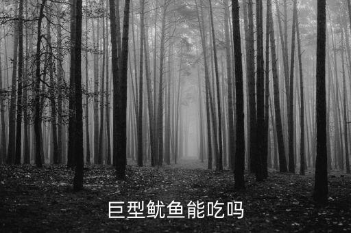 巨型魷魚能吃嗎