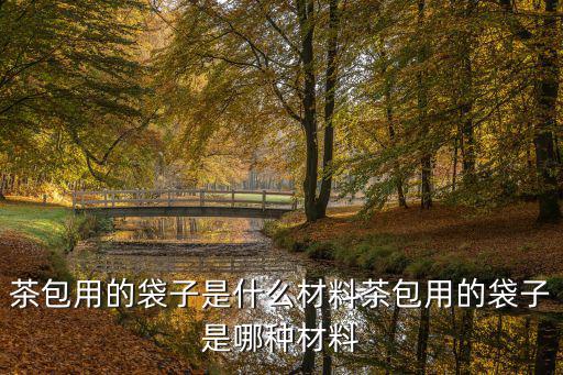 茶包用的袋子是什么材料茶包用的袋子是哪種材料