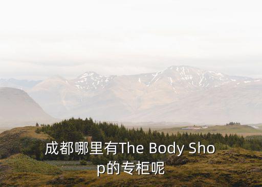 成都哪里有The Body Shop的專柜呢