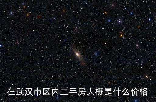 在武漢市區內二手房大概是什么價格