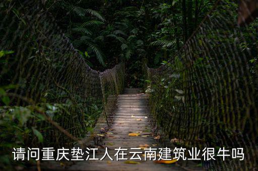 重慶市墊江縣華川建筑有限公司，請問重慶墊江人在云南建筑業很牛嗎