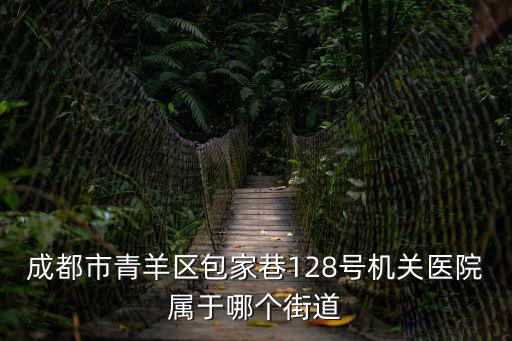 成都市青羊區包家巷128號機關醫院屬于哪個街道