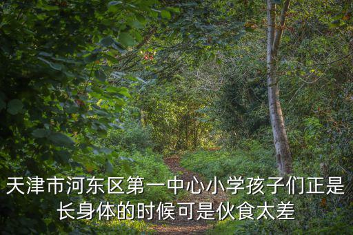 天津市河東區第一中心小學孩子們正是長身體的時候可是伙食太差