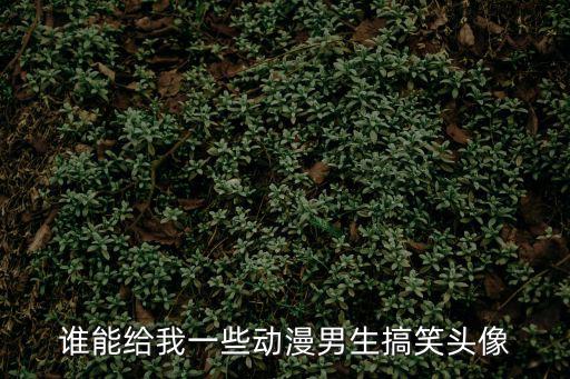 誰能給我一些動漫男生搞笑頭像