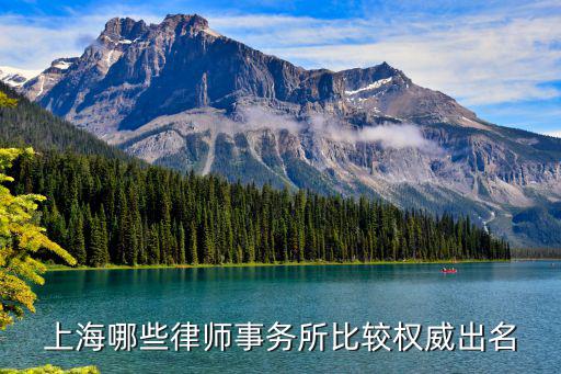 上海哪些律師事務所比較權威出名