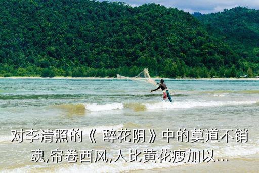 醉花陰賞析,醉酒尹原文:簾卷西風人比花瘦