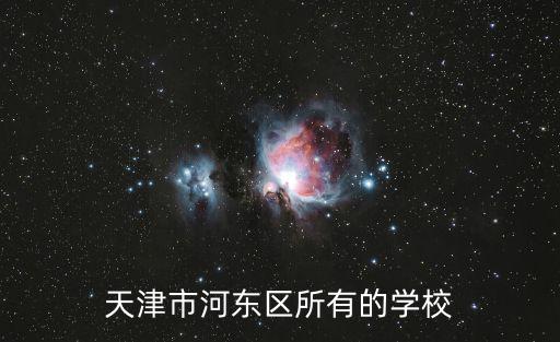 天津市河?xùn)|區(qū)所有的學(xué)校