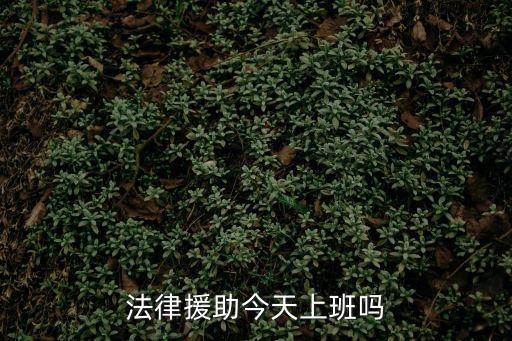 法律援助今天上班嗎