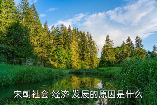 宋代經濟的發展,宋代經濟與商品經濟的雙重繁榮