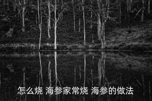 怎么燒 海參家常燒 海參的做法
