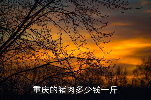 重慶市涪城區南沱鎮生豬價格，重慶豬肉幾多錢一斤呢