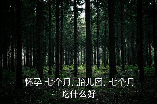 懷孕七個月胎兒圖,懷孕七個月最后一個月月影影響胎兒