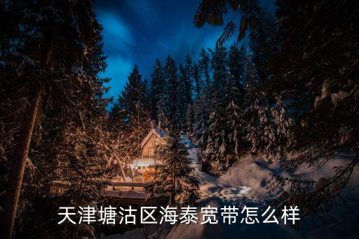 天津市塘沽區(qū)海泰網(wǎng)絡(luò)，天津塘沽區(qū)海泰寬帶怎么樣