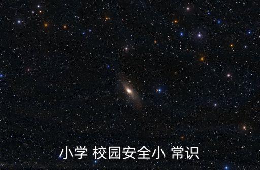小學 校園安全小 常識