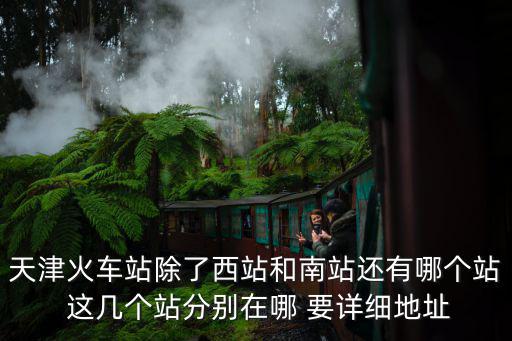 天津火車站除了西站和南站還有哪個站 這幾個站分別在哪 要詳細地址