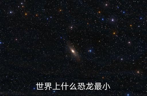 最小的恐龍，哪一種恐龍最小