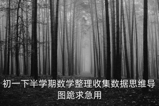 初一下半學期數學整理收集數據思維導圖跪求急用