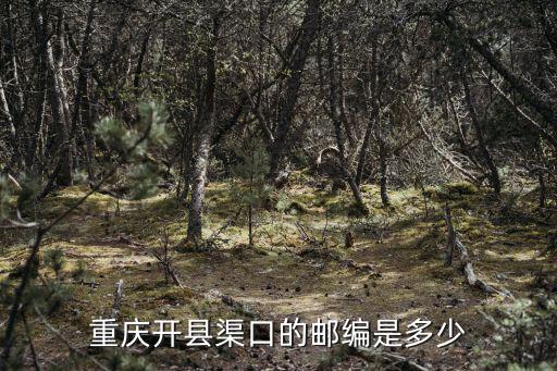 重慶市開縣中和郵政編碼是多少，中和鎮在哪