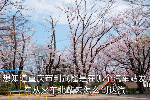 想知道重慶市到武隆是在哪個汽車站發車從火車北站去怎么到達汽