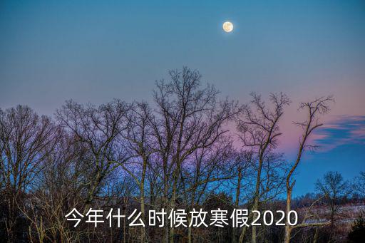 今年什么時候放寒假2020