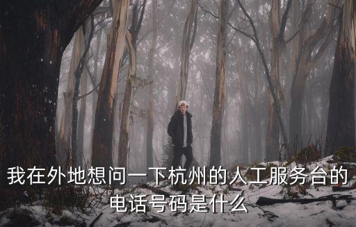 我在外地想問一下杭州的人工服務臺的電話號碼是什么