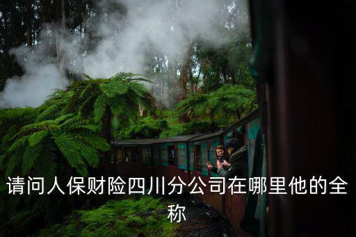 請問人保財險四川分公司在哪里他的全稱