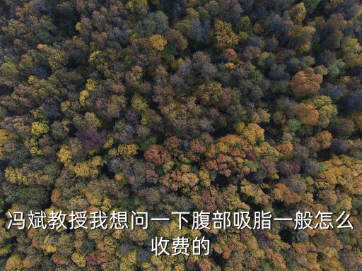 成都市委組織部馮斌，馮斌教授我想問一下腹部吸脂一般怎么收費的