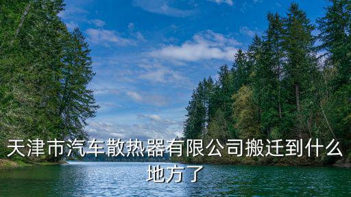 天津市汽車散熱器有限公司搬遷到什么地方了