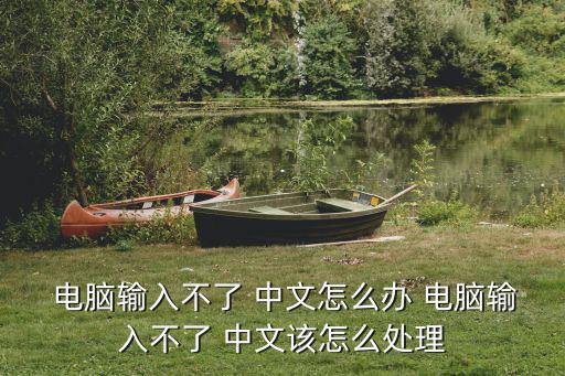  電腦輸入不了 中文怎么辦 電腦輸入不了 中文該怎么處理
